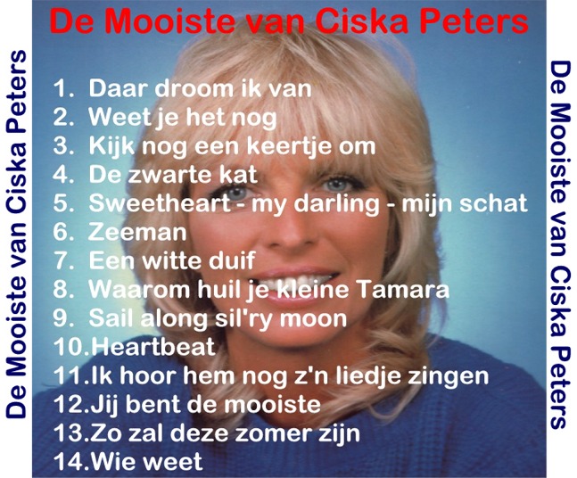 Ciska Peters  De Mooiste Van : Back